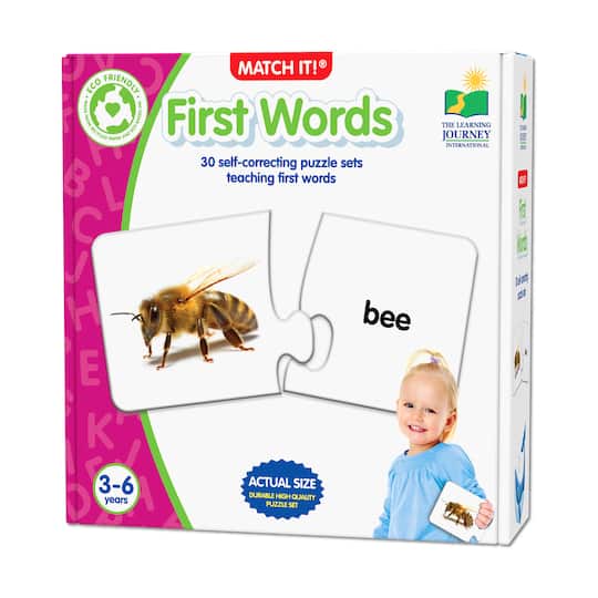 Match It - First Words By The Learning Journey | 8" x 8" x 2.5" | Michaels®